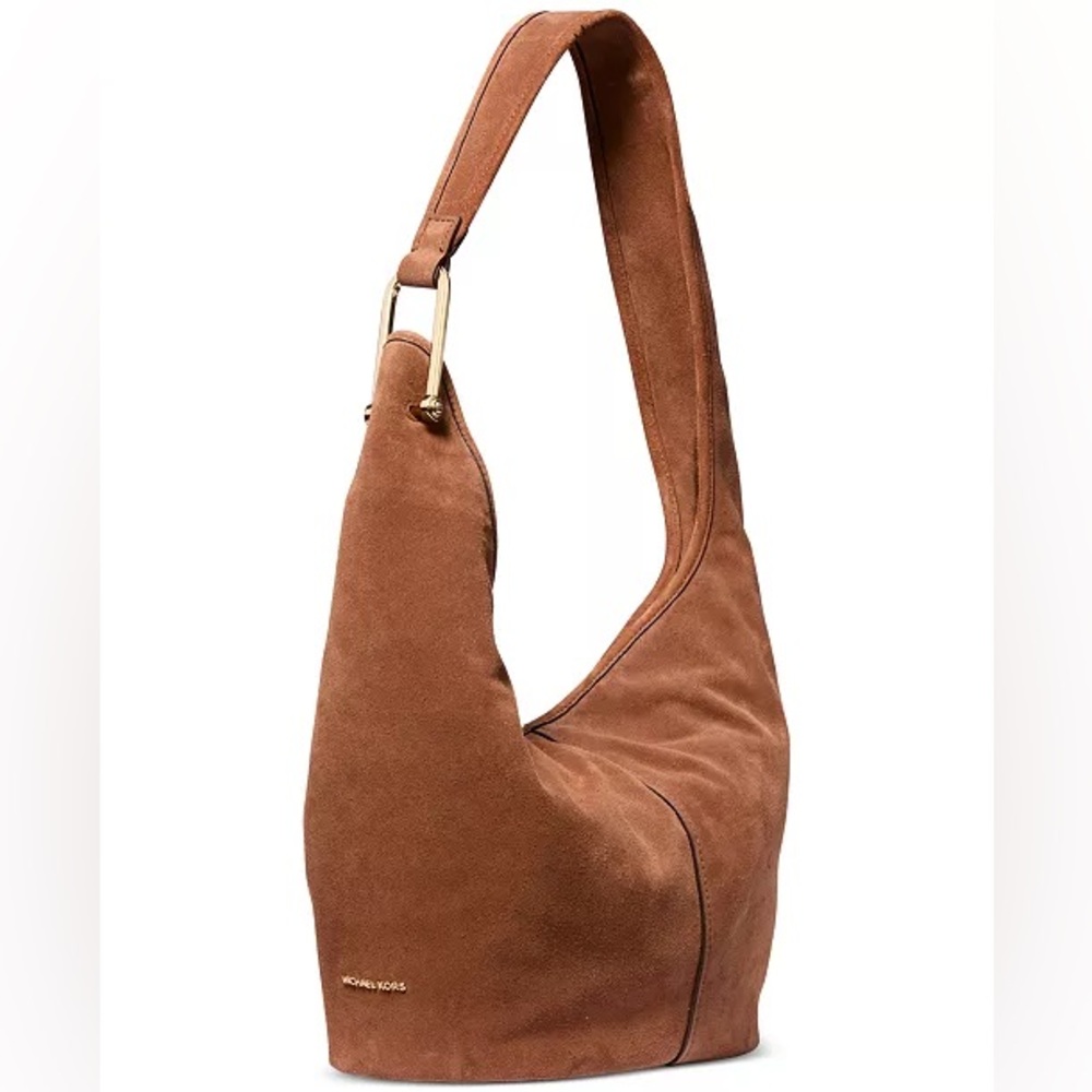 Michael Kors Sonny Suede Medium Hobo Shoulder Bag